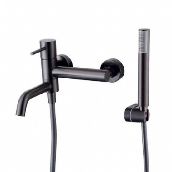 Μπαταρία Λουτρού IMEX MONZA BDM039-4BGM Black Gun Metal PVD Μπαταρία Λουτρού IMEX MONZA BDM039-4BGM Black Gun Metal PVD